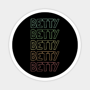 Betty Name Pattern Magnet